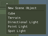 The Add Object popup.