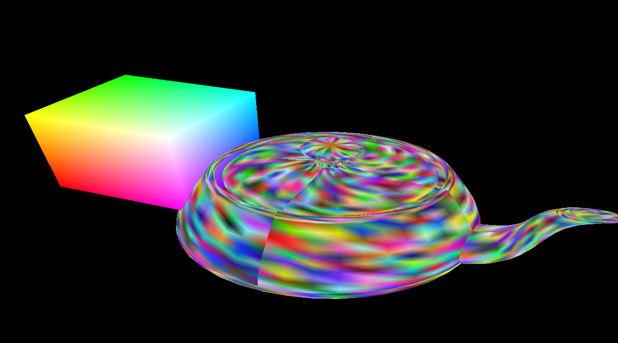 Example scene in the engine.